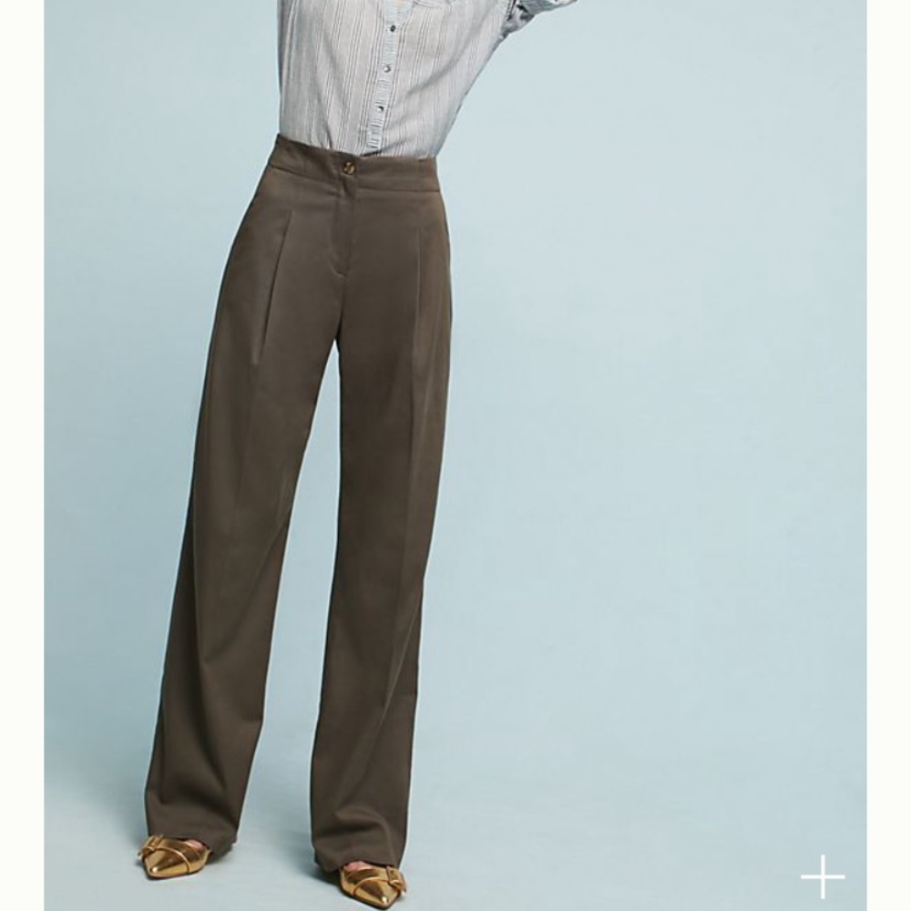 Anthropologie Wide Leg Trousers
